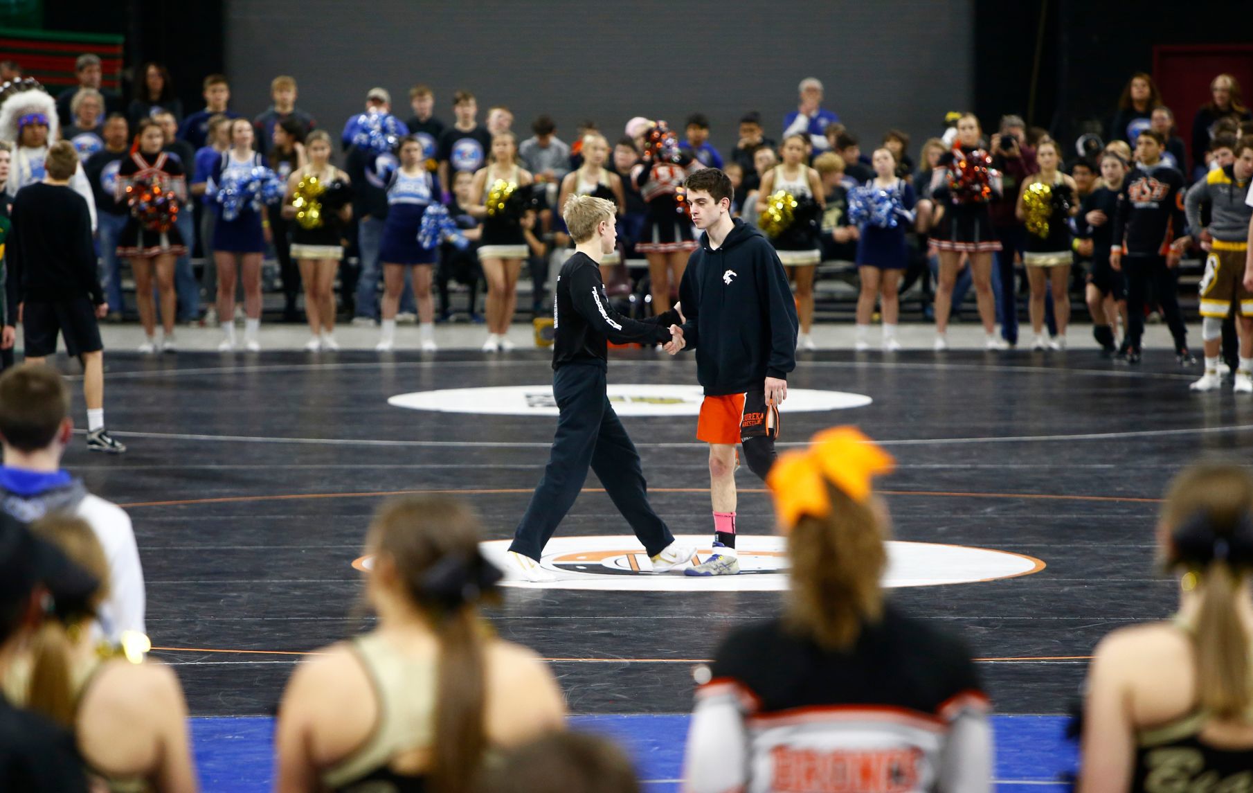 Championship round of state wrestling